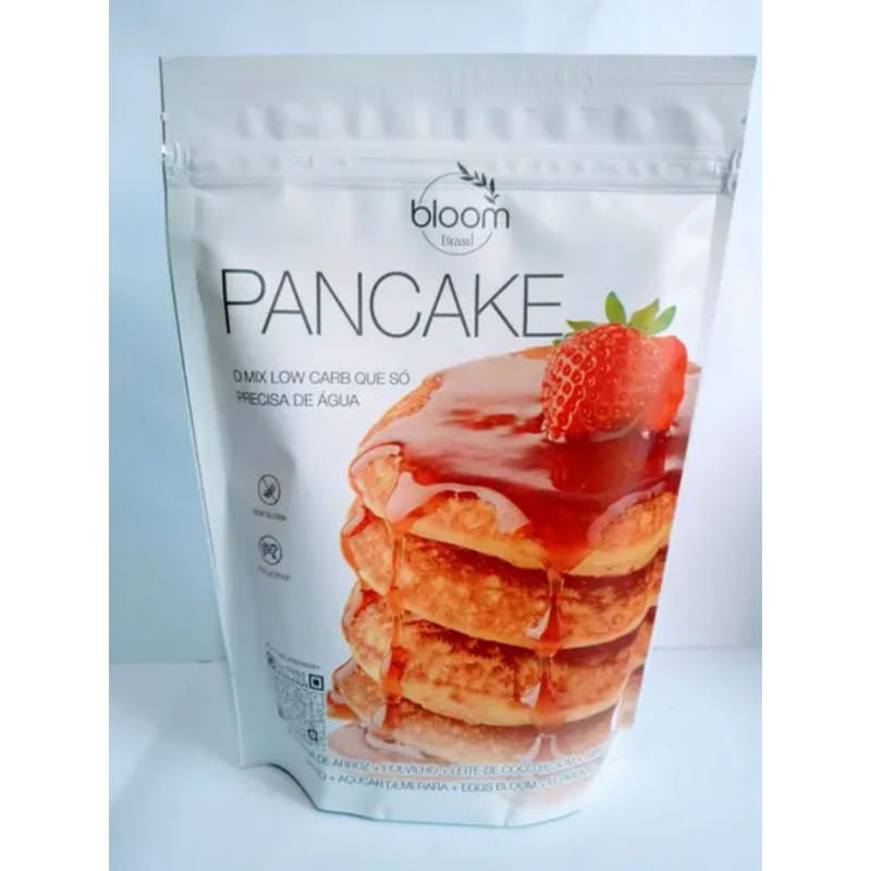 Mistura Vegana Pancake Bloom Brasil Pacote Pacote 250g