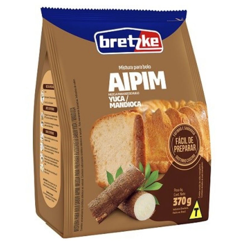 Mistura para Bolo de Aipim Bretzke Pacote 370g