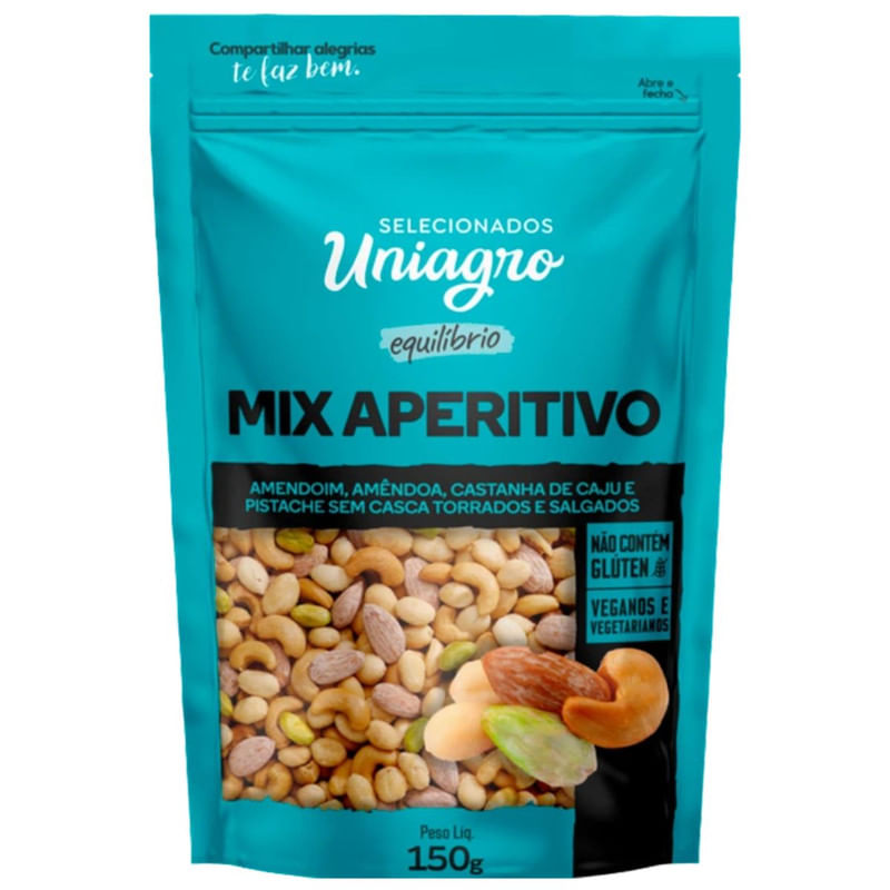 Mix de Frutas Secas Aperitivo Uniagro 150g