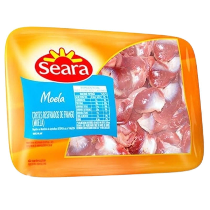 Moela de Frango Congelado Seara Bandeja 1Kg