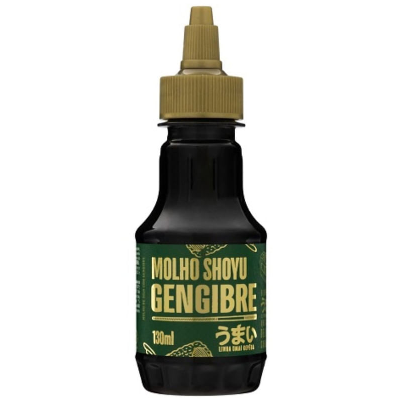 Molho Shoyu Gengibre Cepêra Umai Frasco 130ml