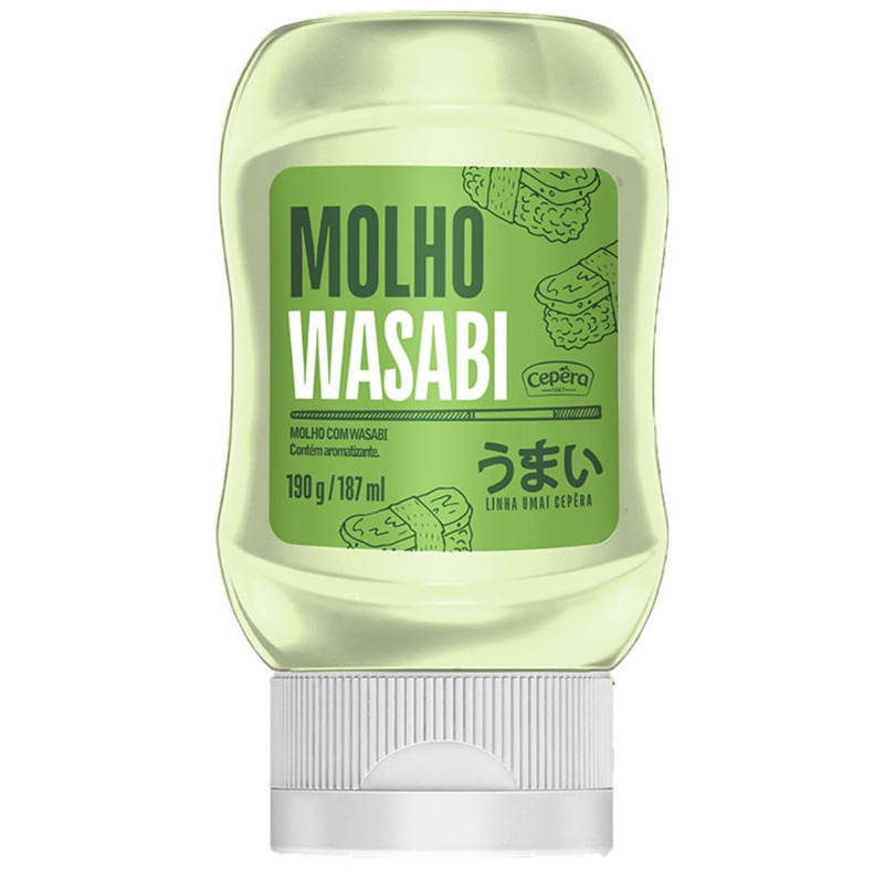 Molho Wasabi Umai Cepêra Frasco 190ml