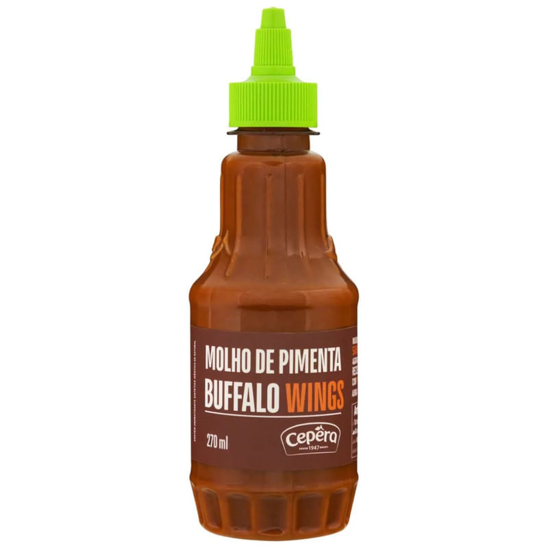 Molho de Pimenta Buffalo Wings Cepêra Frasco 270ml