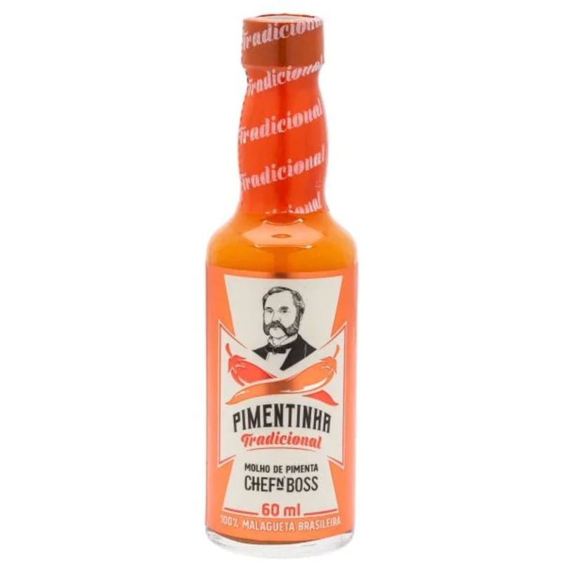 Molho de Pimenta Pimentinha Tradicional Chef n&apos; Boss Frasco 60ml