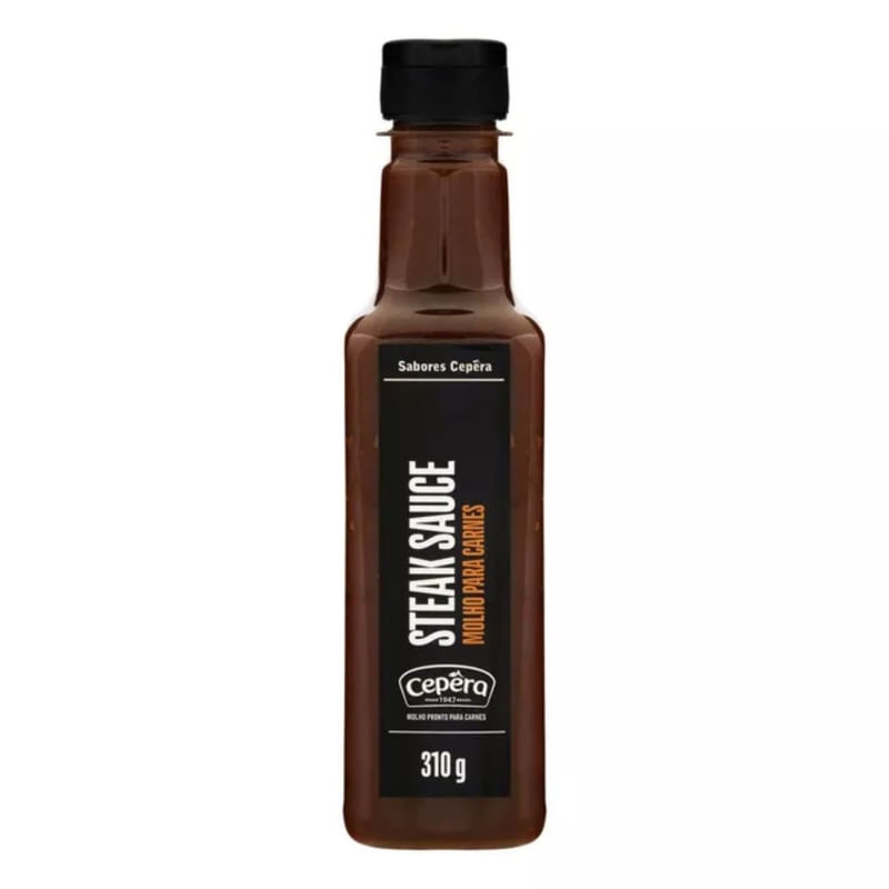 Molho para Carne Steak Sauce Sabores Cepêra Frasco 310g