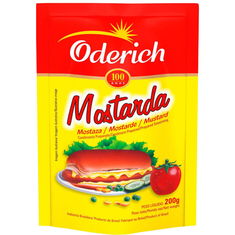 Mostarda Oderich Sachê 200g