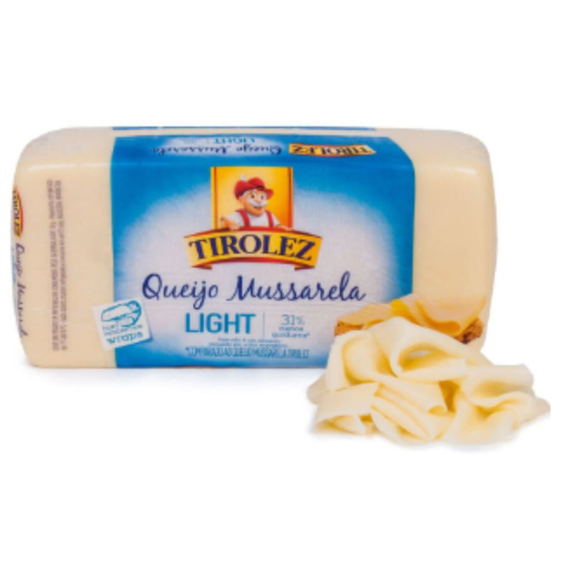 Mussarela Light Fatiada Tirolez