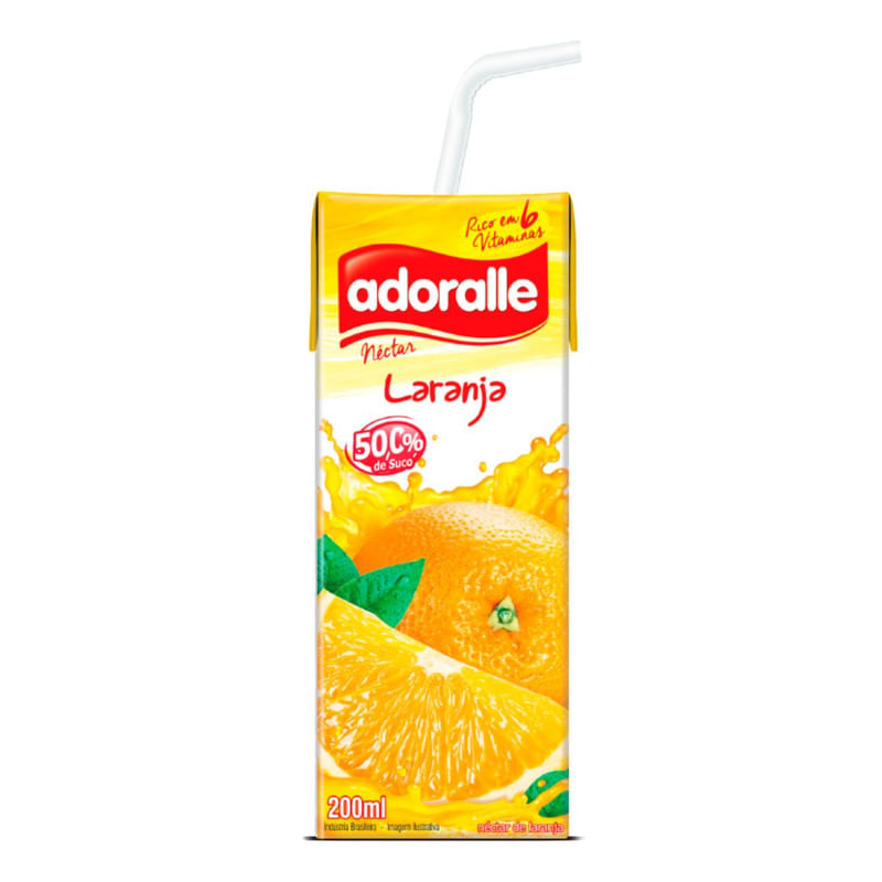 Néctar Adoralle Laranja com 200 ml