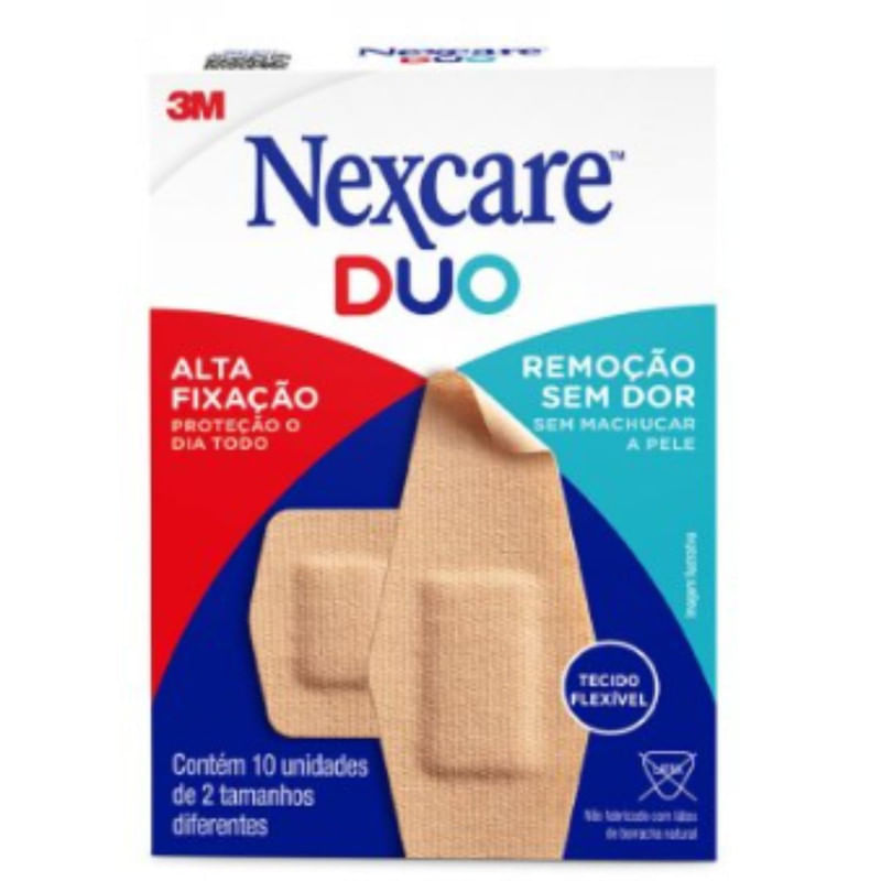 Nexcare Duo Variados Caixa 10 Unidades