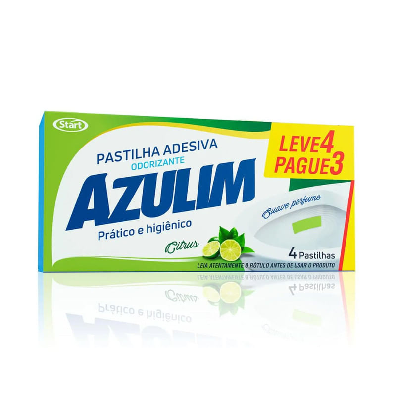 Odorizador Pastilha Adesiva Azulim Citrus Leve 4 e Pague 3