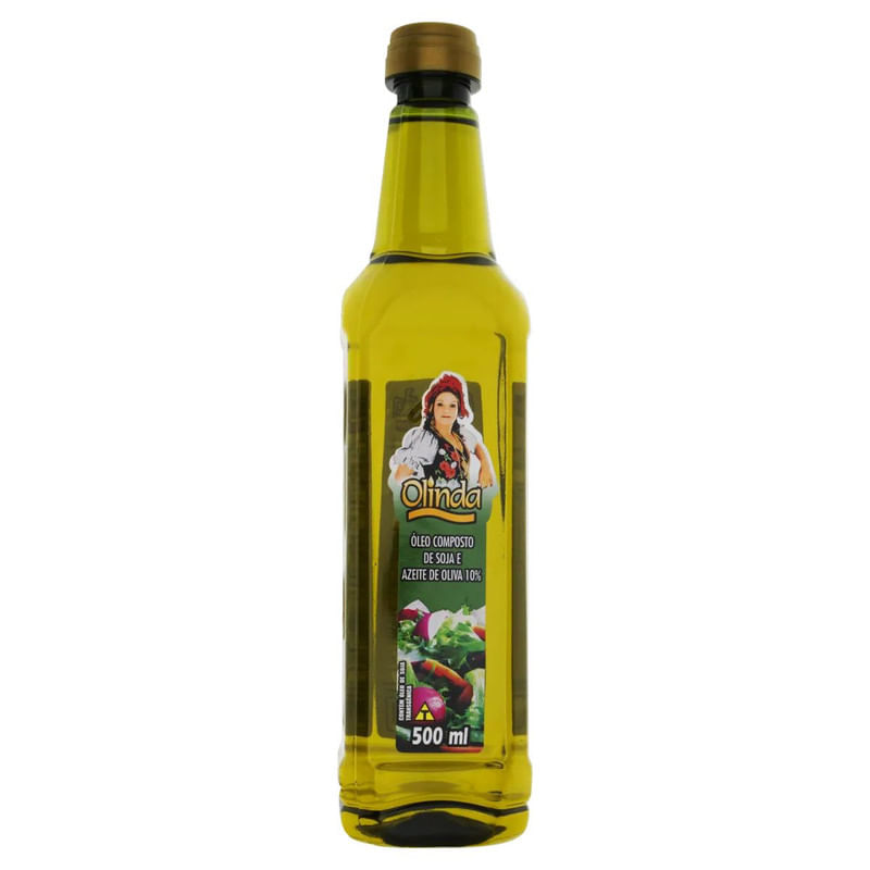 Óleo Composto de Soja e Oliva Olinda Garrafa 500ml