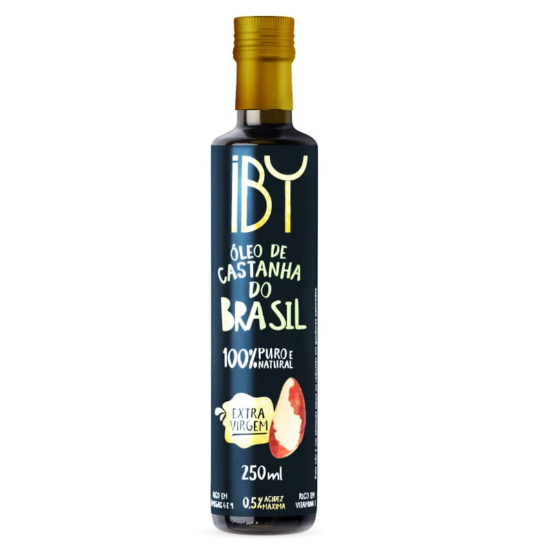 Óleo de Castanha do Brasil Extra Virgem Iby Garrafa 250ml