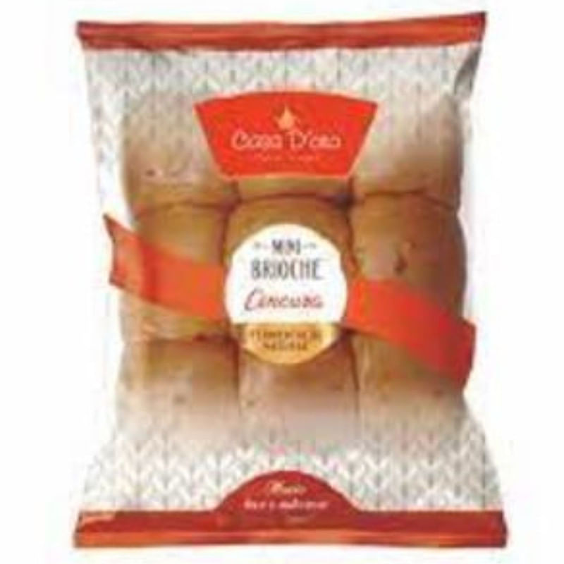 Pão Brioche Cenoura Kids Casa D&apos;oro Pacote 270g