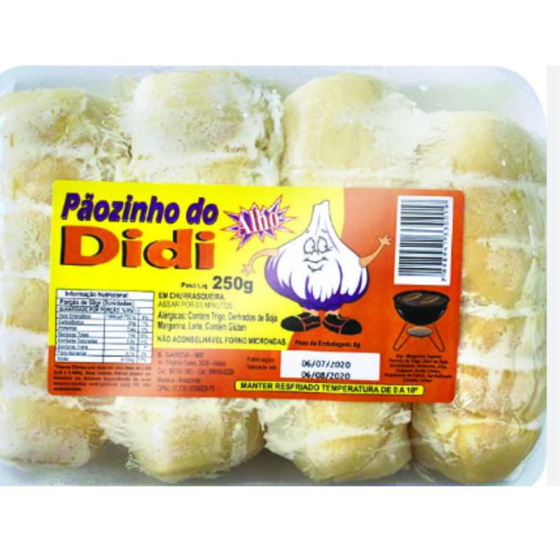 Pão De Alho Cremoso Com Requeijão Didi 300g