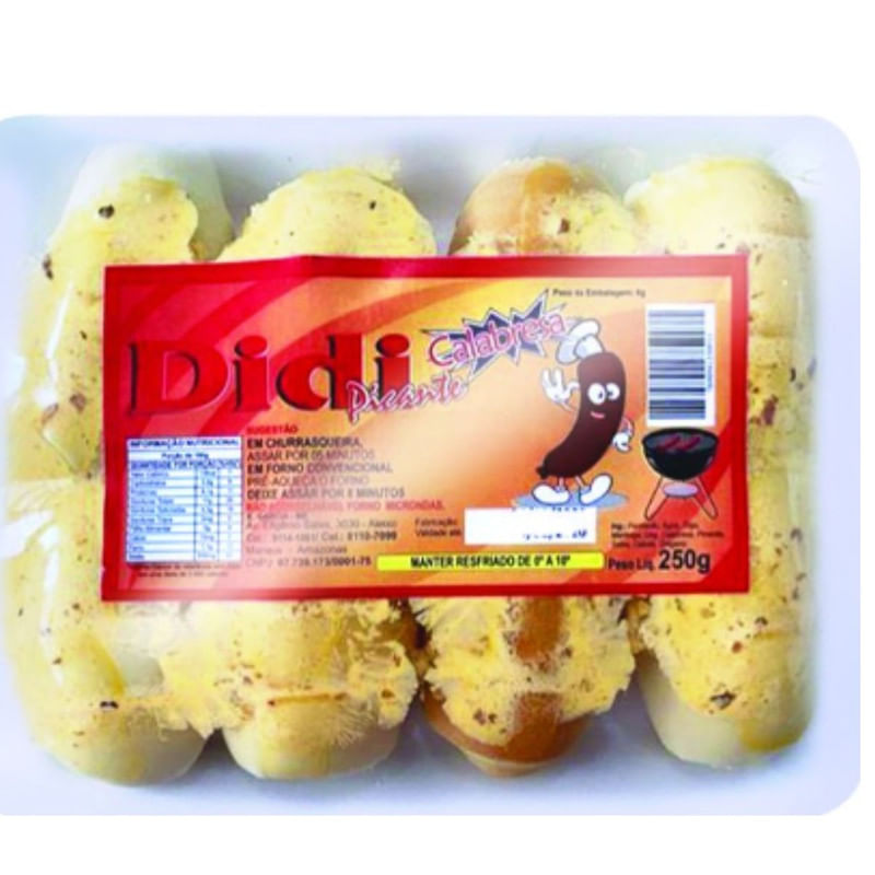 Pão De Alho De Calabresa Picante Didi 280g