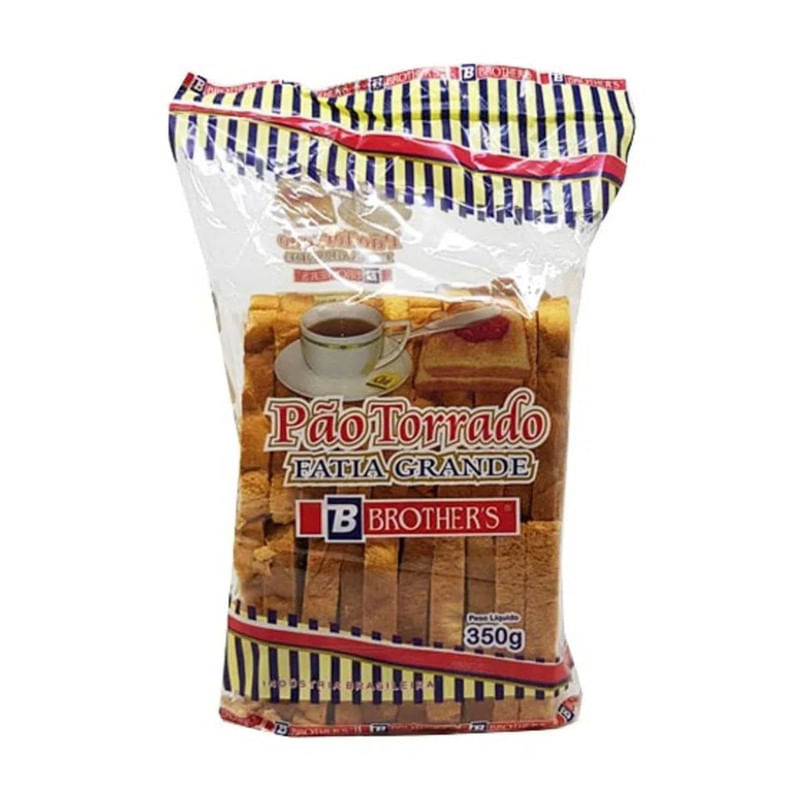 Pão Torrado Integral Fatia Grande Brothers Com 350g