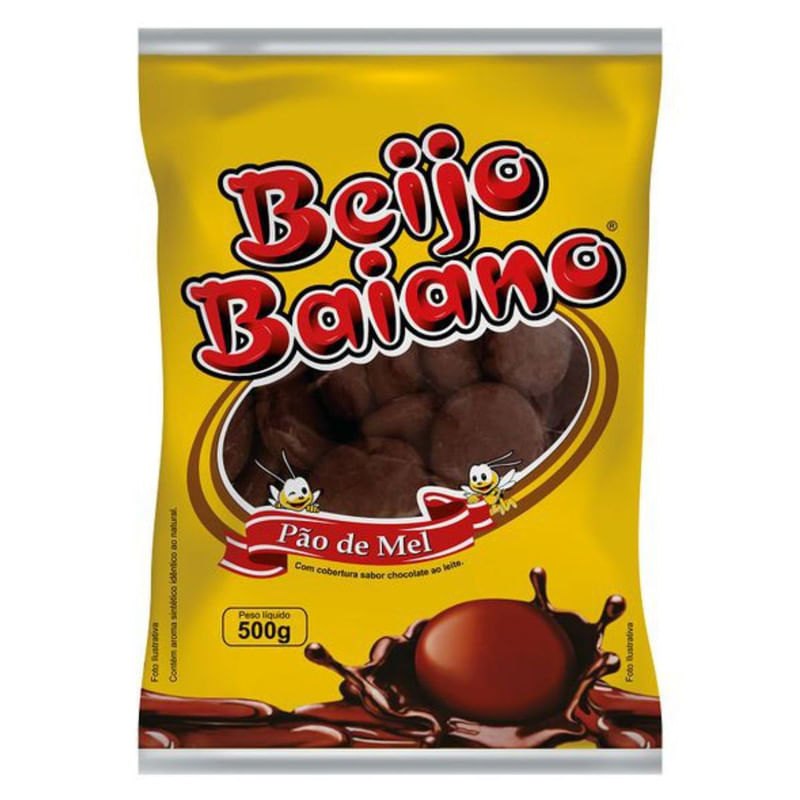 Pão de Mel Beijo Baiano Pacote 500g