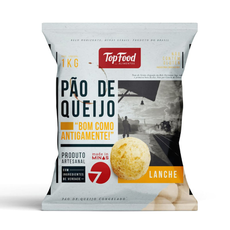 Pão de Queijo Lanche Top Food 1Kg