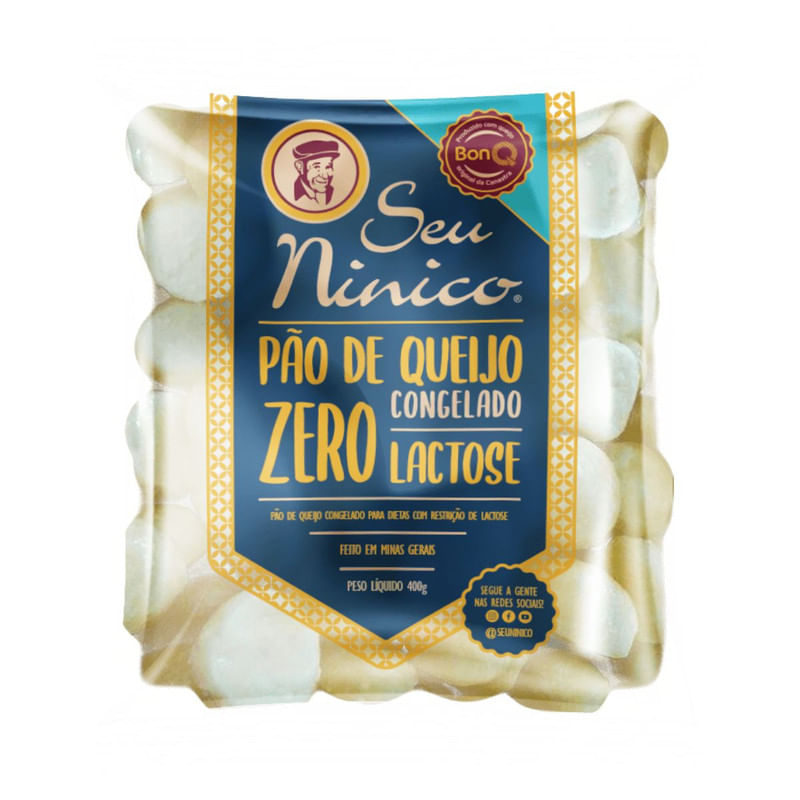 Pão de Queijo Seu Ninico Zero Lactose 400g