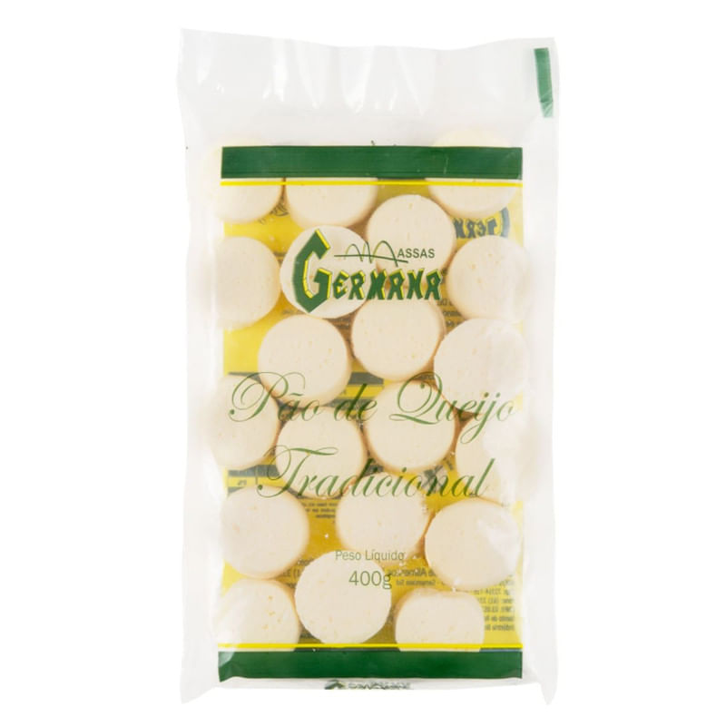 Pão de Queijo Tradicional Germana Pacote 400g