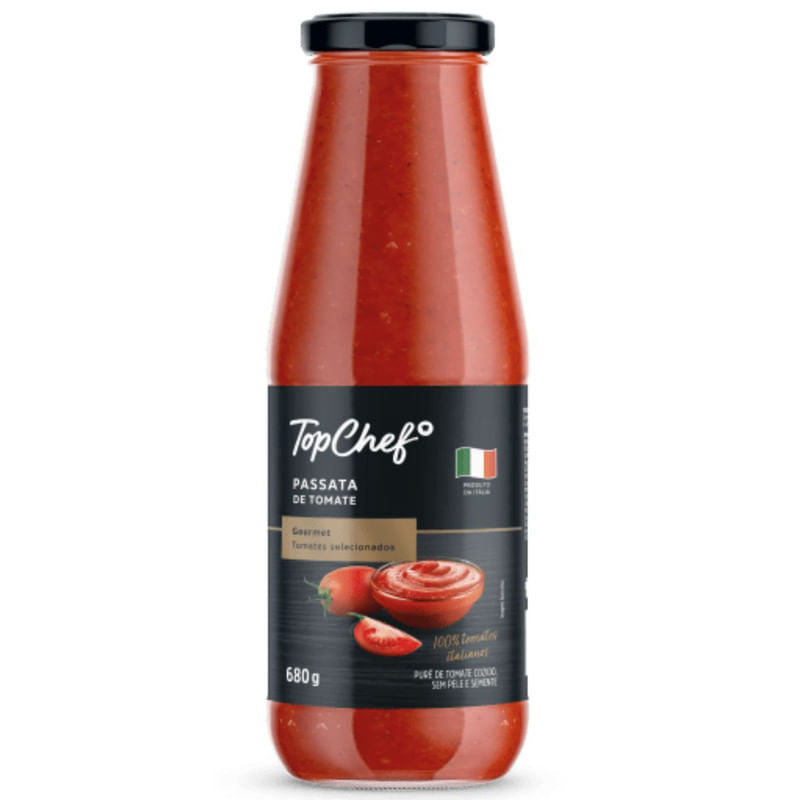 Passata de Tomate Italiana Top Chefe 680g