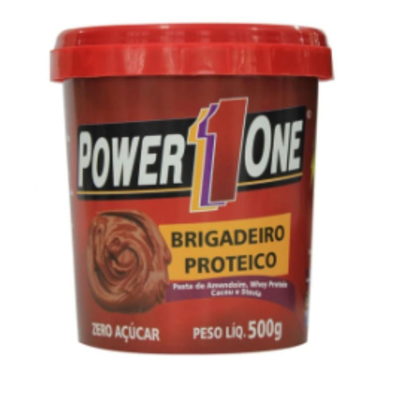 Pasta de Amendoim Brigadeiro 500g Proteico Power 1 One