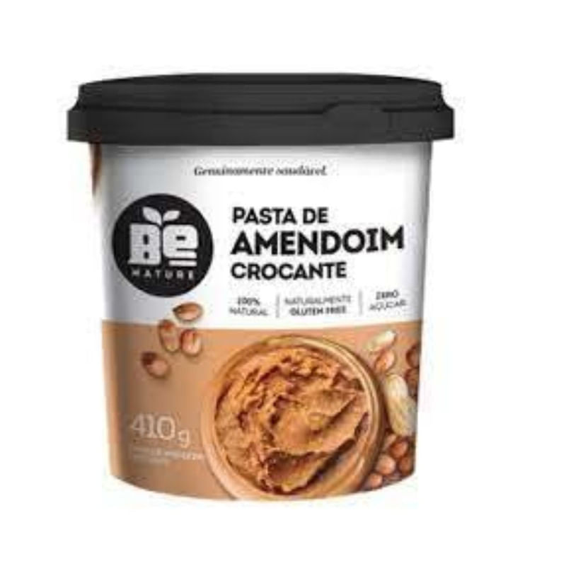 Pasta de Amendoim Crocante Be Nature 410g