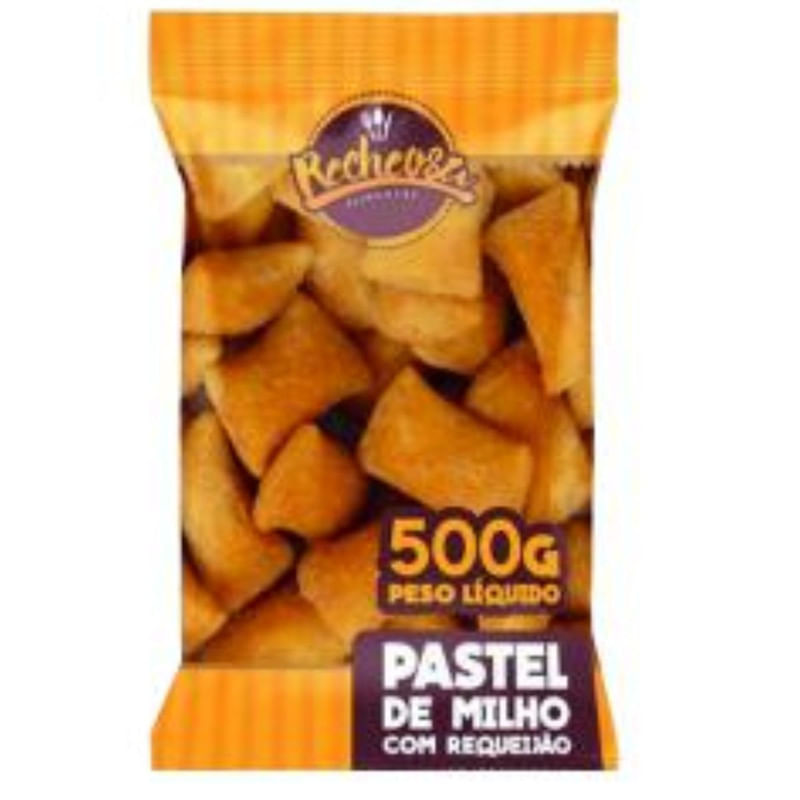 Pastel Com Creme de Milho Recheosa 500g