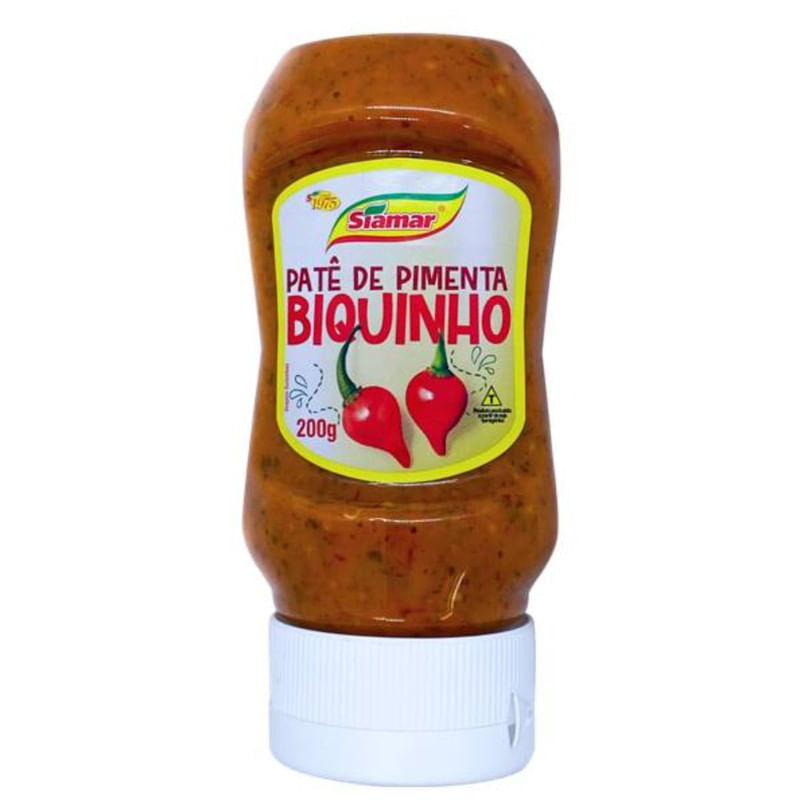 Patê de Pimenta Biquinho Siamar Squeeze 200g