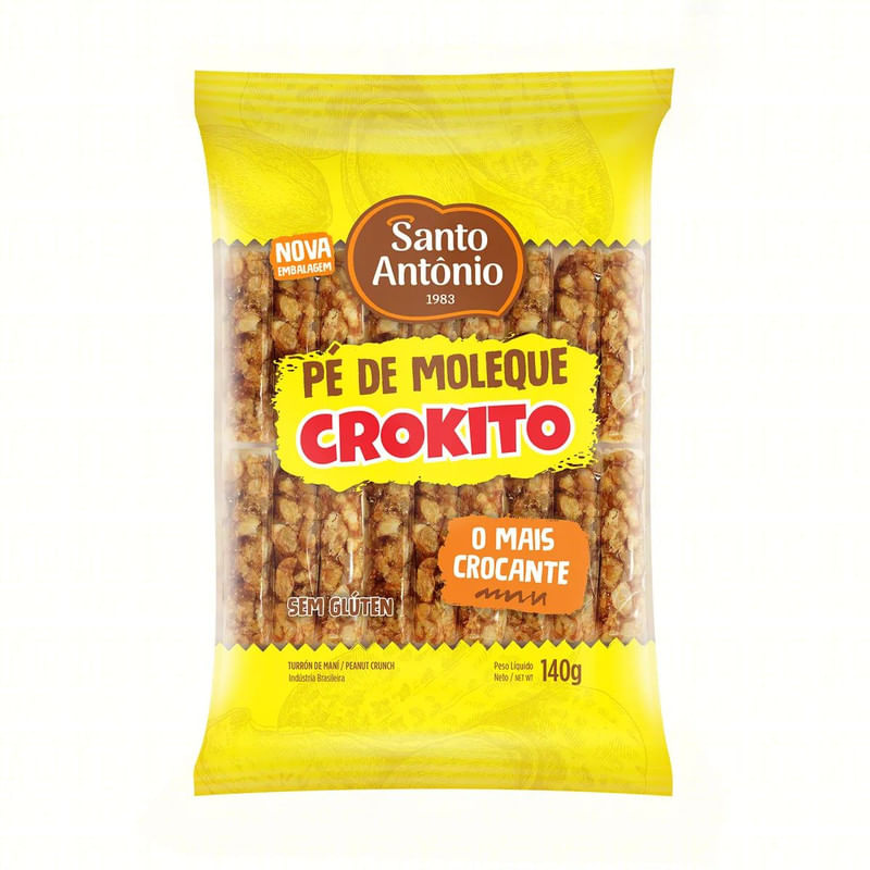 Pé de Moleque Santo Antônio Crokito 330g