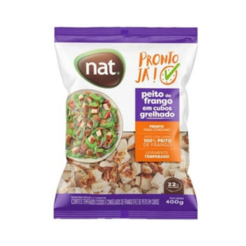 Peito De Frango Em Cubos  Nat 400g