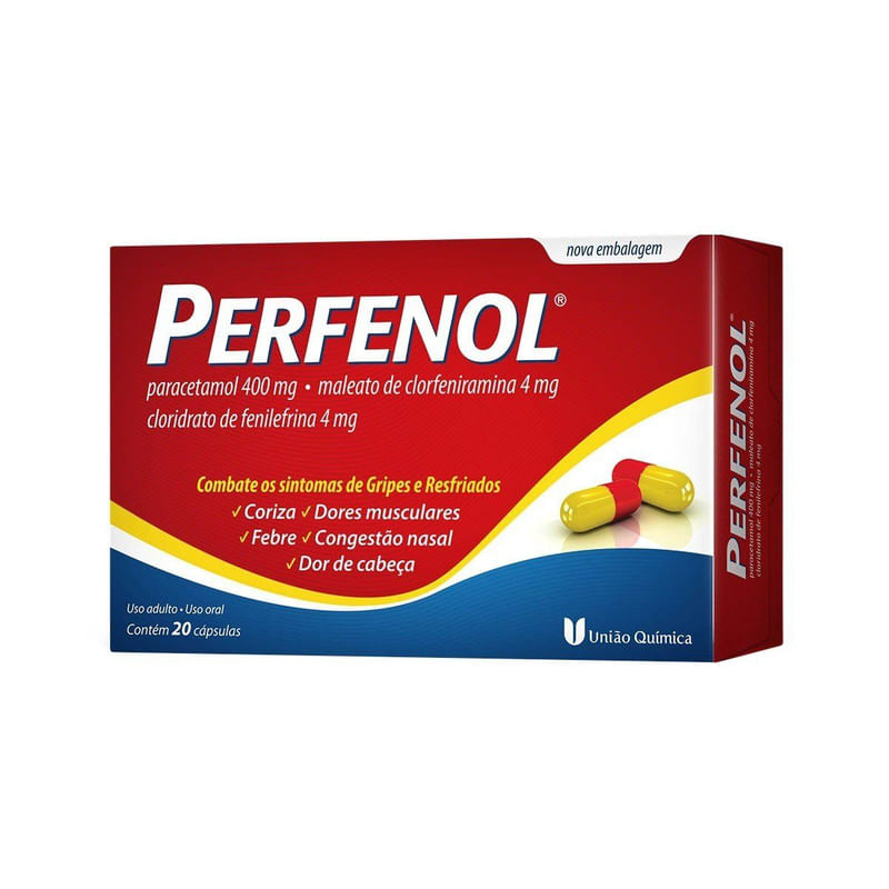 Perfenol 400mg Caixa Com 20 Cápsulas