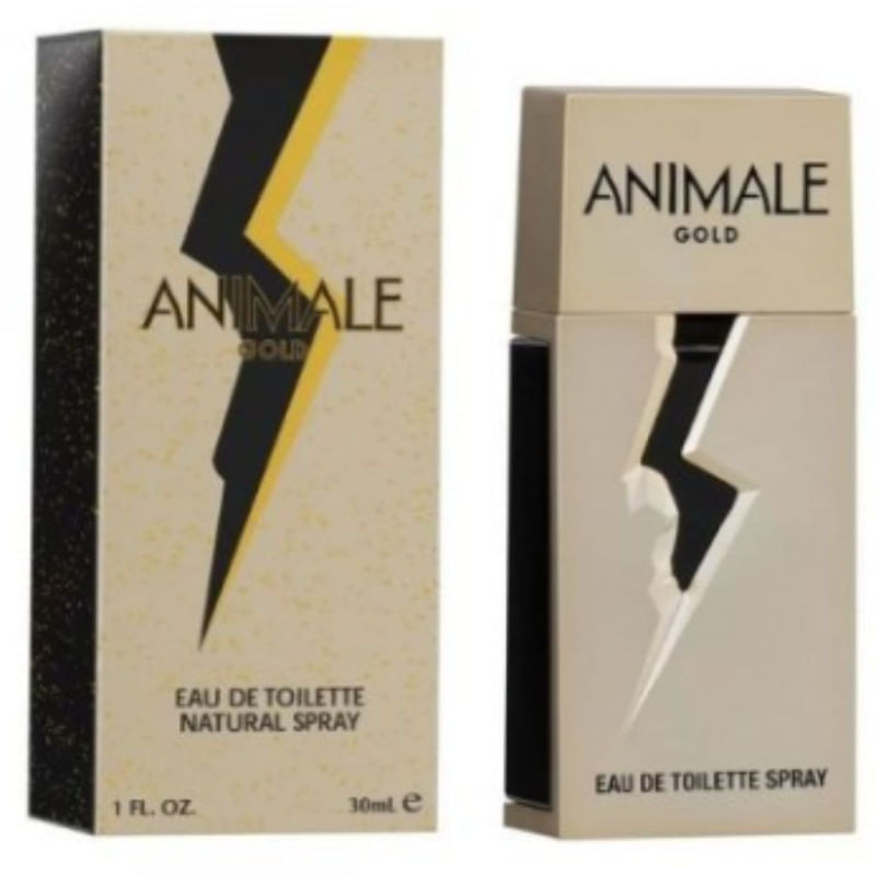 Perfume Animale Gold Masculino EDT com 30 ml