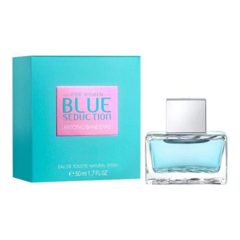 Perfume Feminino Antonio Banderas Blue Seduction EDT Com 50ml