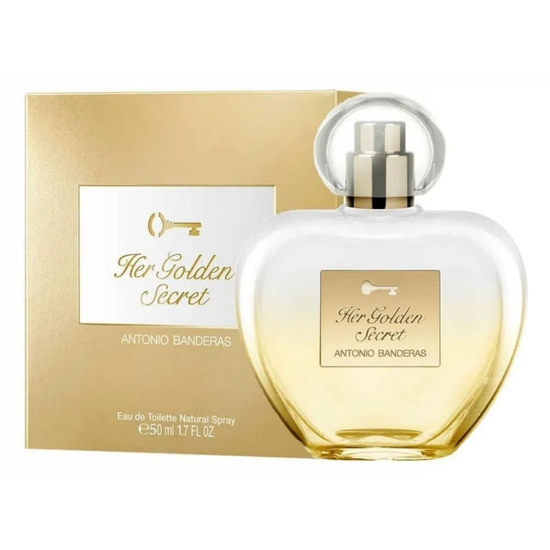 Perfume Feminino Her Golden Secret Antonio Banderas Com 50ml