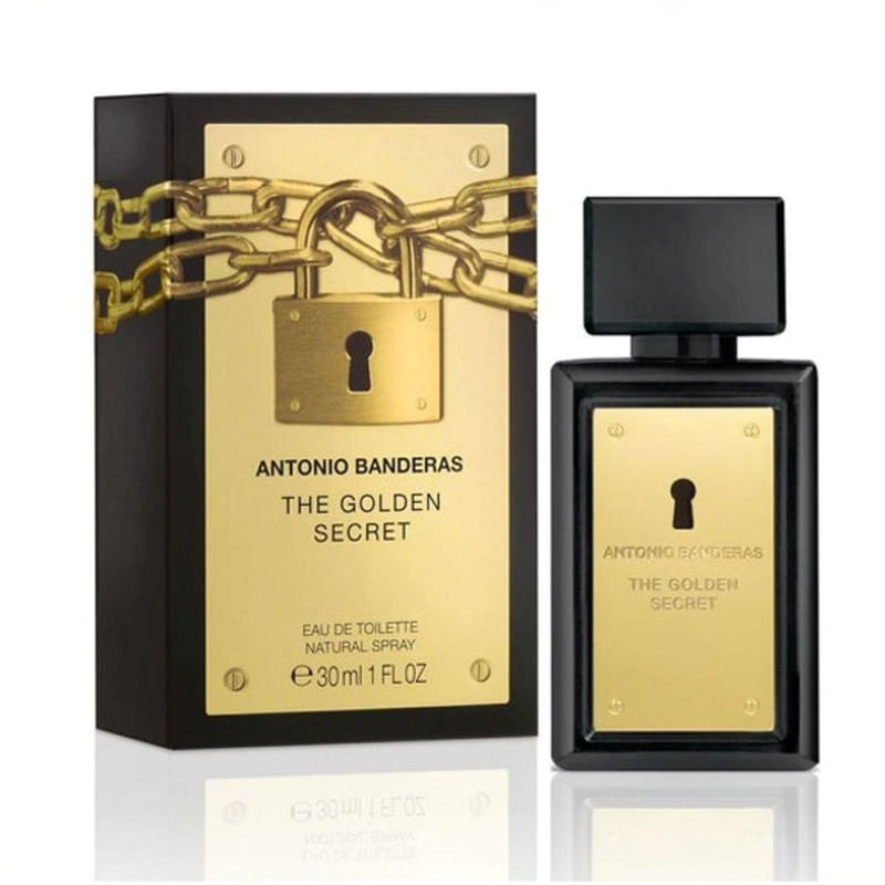 Perfume Golden Secret Antonio Banderas Com 30ml