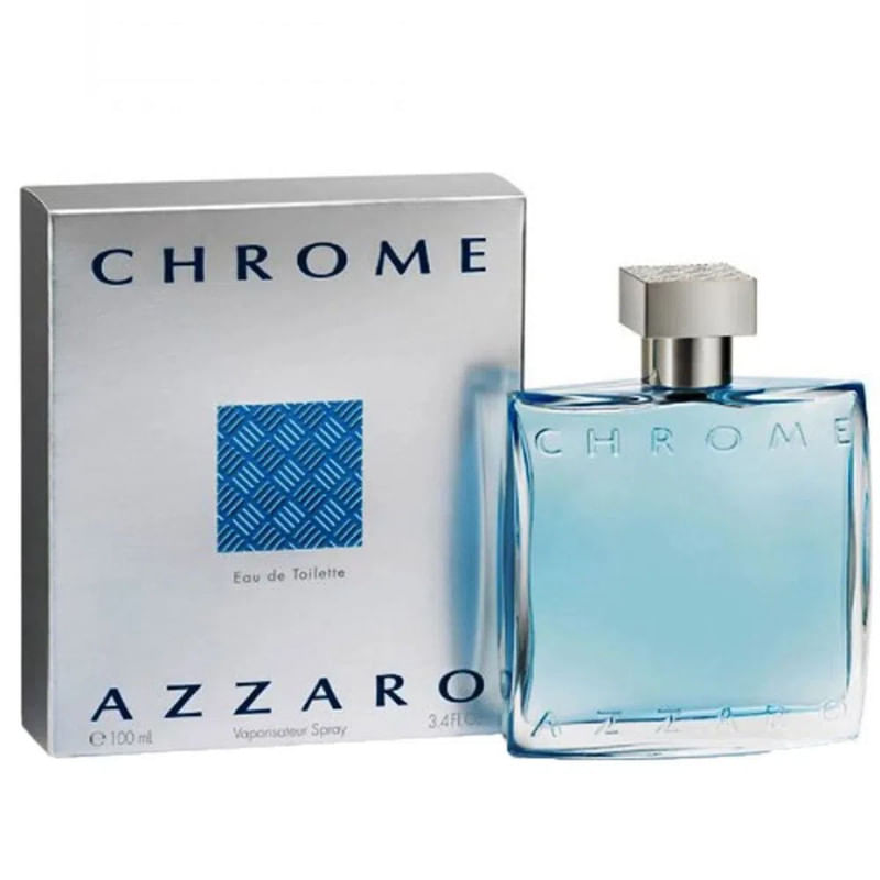 Perfume Masculino Azzaro Chrome EDT Com 100ml