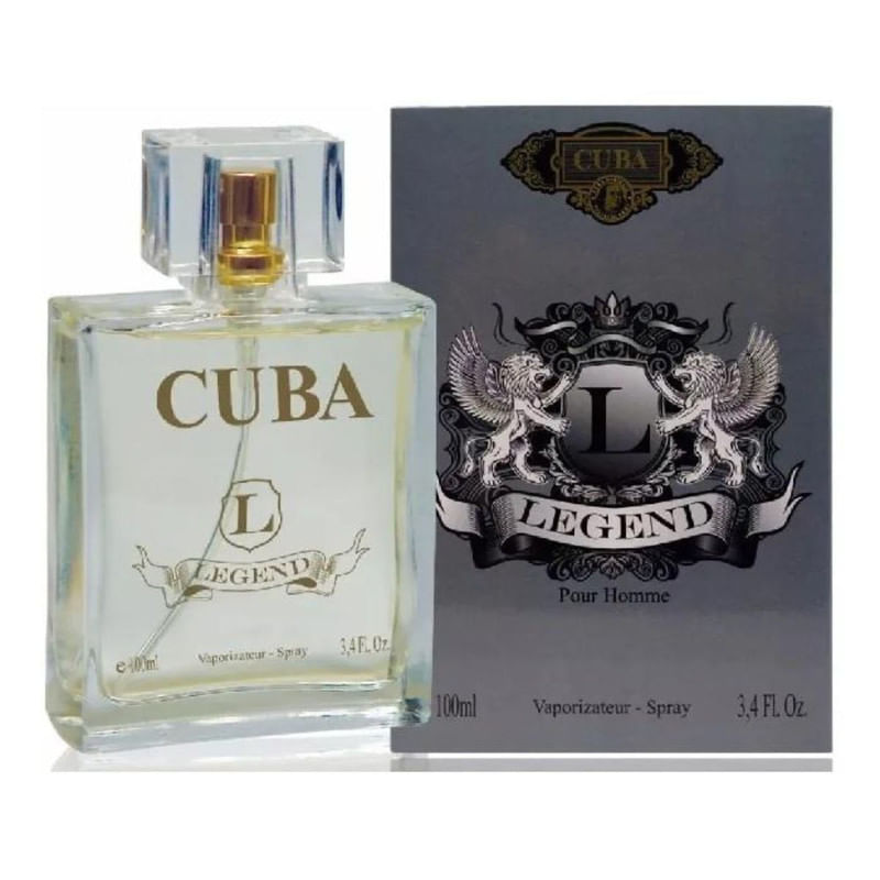 Perfume Masculino Legend Cuba Com 100ml