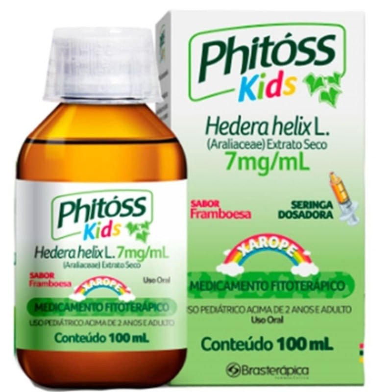 Phitóss Kids 7 mg/ml Xarope com 100 ml