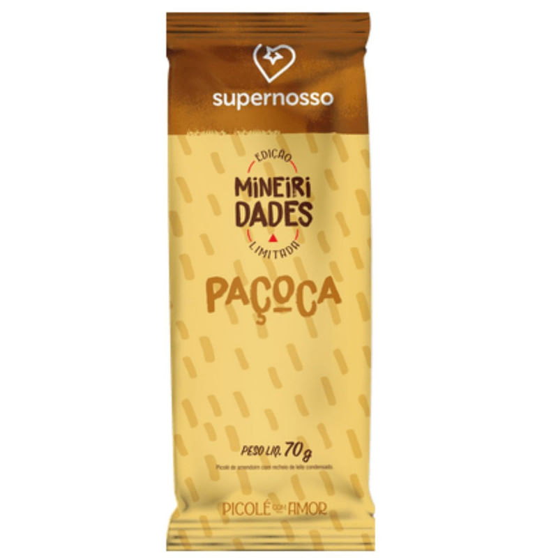 Picolé Paçoca Mineiridade Carrefour Pacote 70g