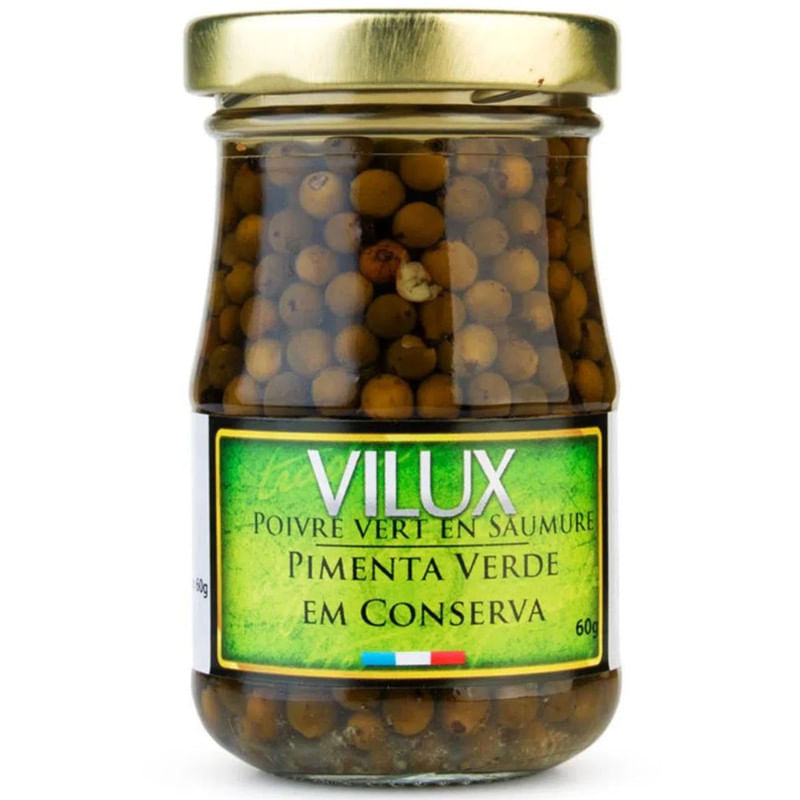 Pimenta Verde em Salmoura Vilux Vidro 60g