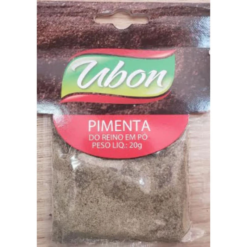 Pimenta do Reino em Pó Ubon Sachê 20g