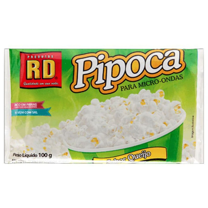 Pipoca para Microondas Queijo RD 100g