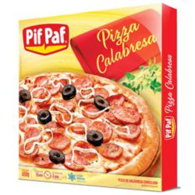 Pizza de Calabresa Pif Paf Caixa 460g