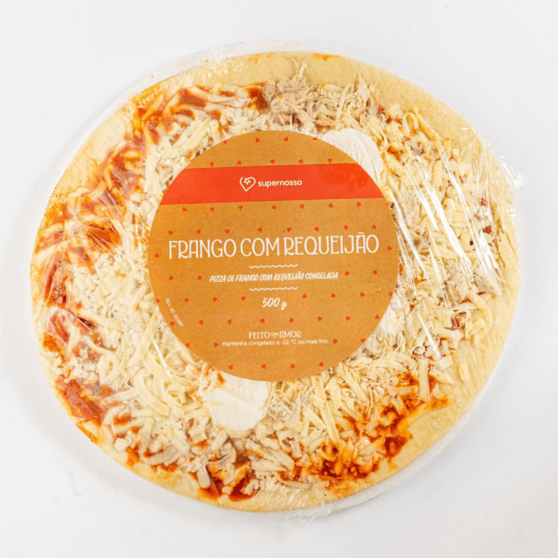 Pizza de Frango com Requeijão Super Nosso Congelada com 500 g