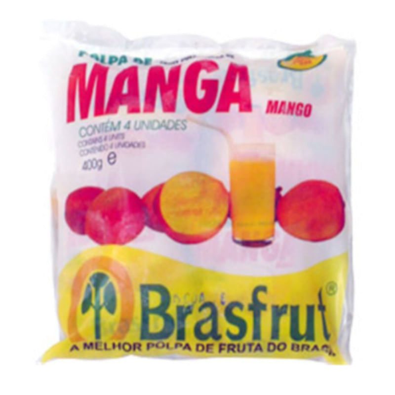 Polpa De Manga Brasfrut 4 Unidades de 100g