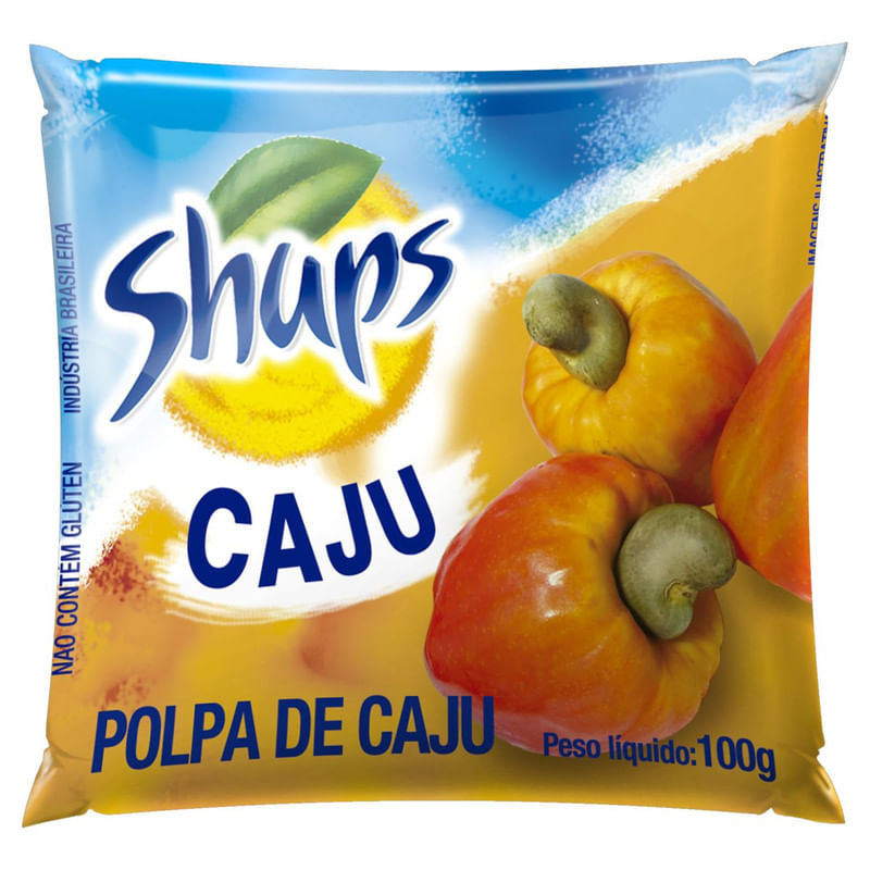 Polpa de Caju Shups Congelada 100g