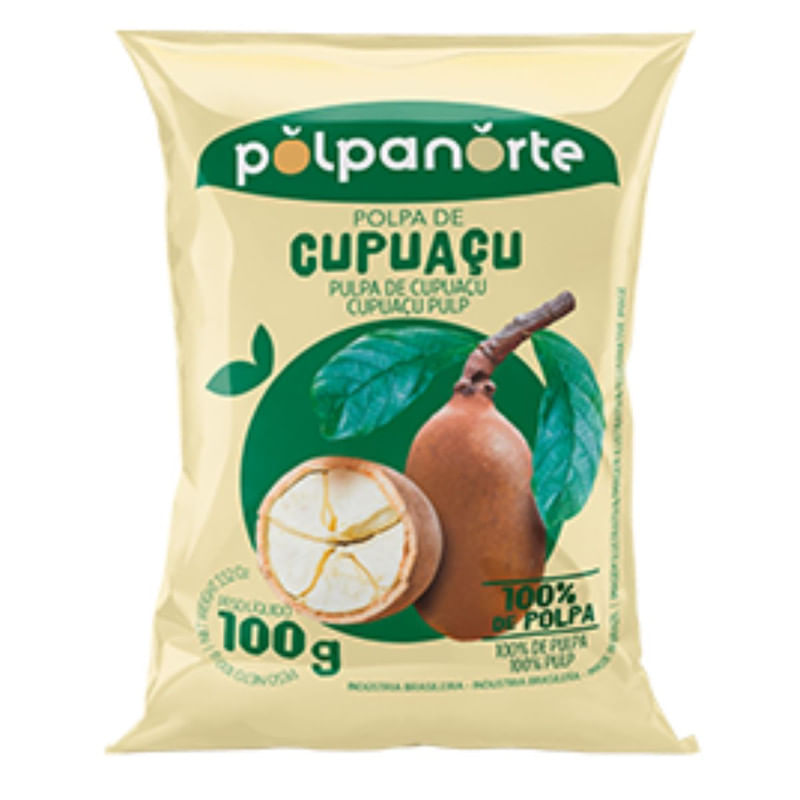 Polpa de Cupuaçu Polpanorte Pacote 100g