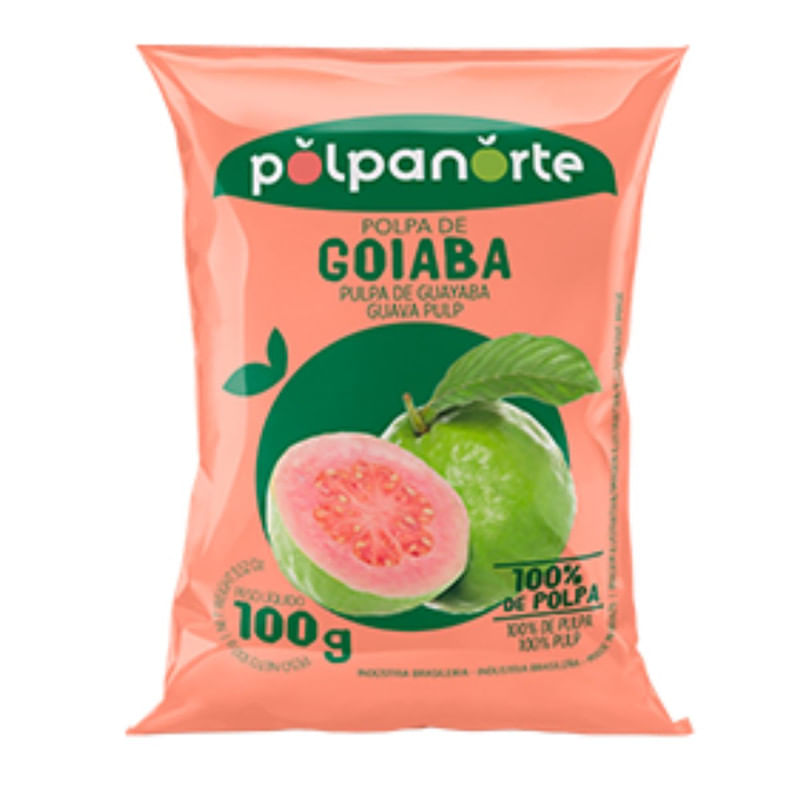 Polpa de Goiaba Polpanorte Pacote 100g