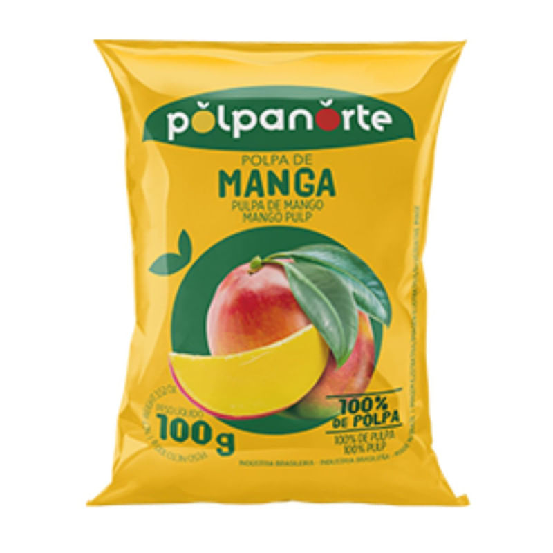 Polpa de Manga Polpanorte Pacote 100g